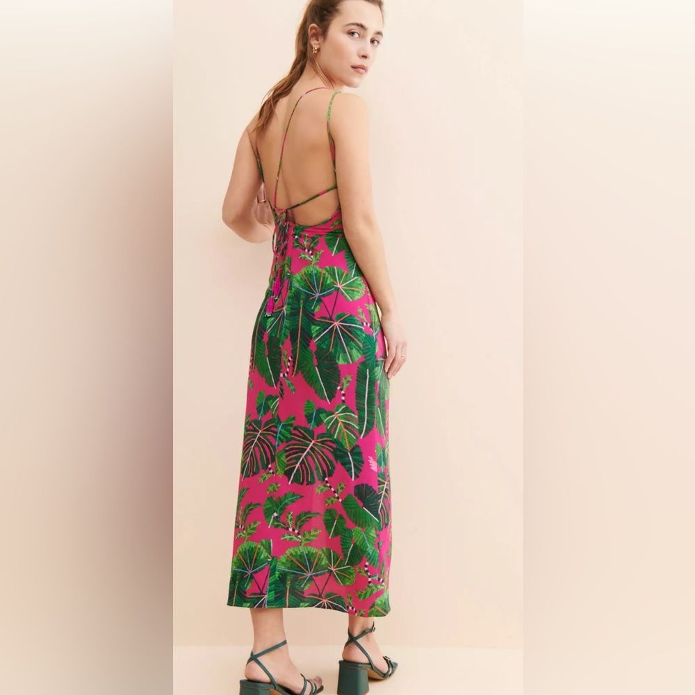 FARM Rio Midi Dress Size Small - Picture 2 of 10